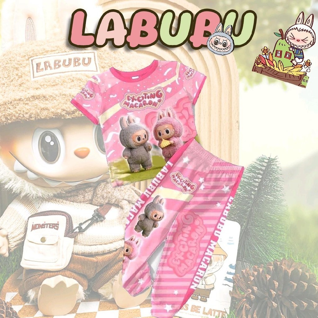 ชุดเซ็ทเด็กลายการ์ตูนสุดฮิต เสื้อ*กางเกง ลายน่ารักสไตล์เกาหลี