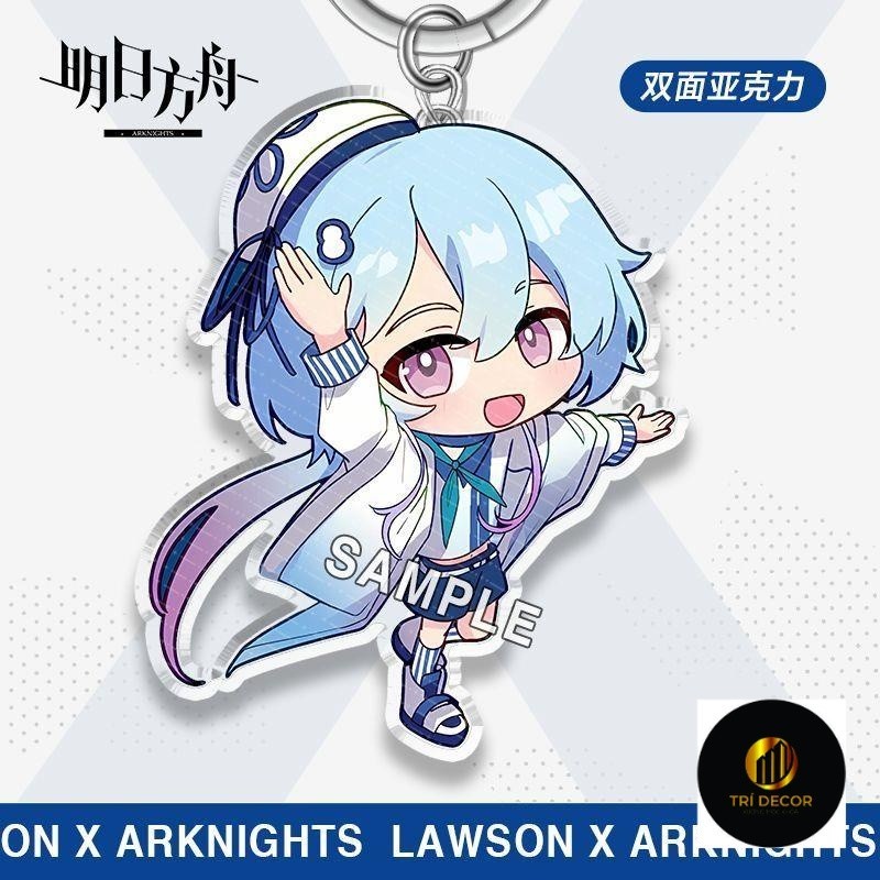 Arknights Muelsyse Texas Lappland Surtr Skadi Rosen แบดมินตันจี้พวงกุญแจ