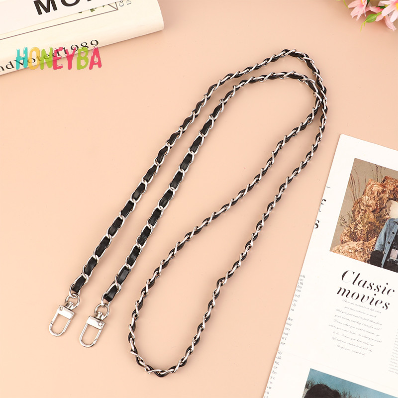 <Honeyba> 120ซม.กระเป๋าโซ่crossbodyกระเป๋าถือโซ่เปลี่ยนหนังไหล่กระเป๋าสายรัดdiyผู้หญิงสาวกระเป๋าอุปกรณ์เสริมnice
