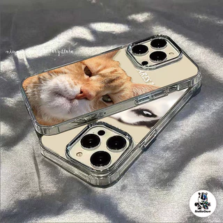 【ส่งจากไทย】เคสไอโฟน11 For iPhone 11 13 12 14 15 Pro Max X XS 7 Plus เคส รูปแบบโปร่งใส Emoji Animal ซิลิโคนนุ่มกันกระแทก