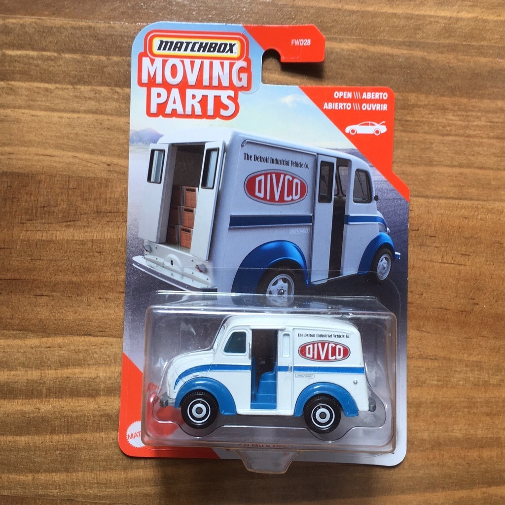 Mattel Matchbox Open Door Series Matchbox Alloy Small Car Open Door Collection Series FWD28 Milk Car