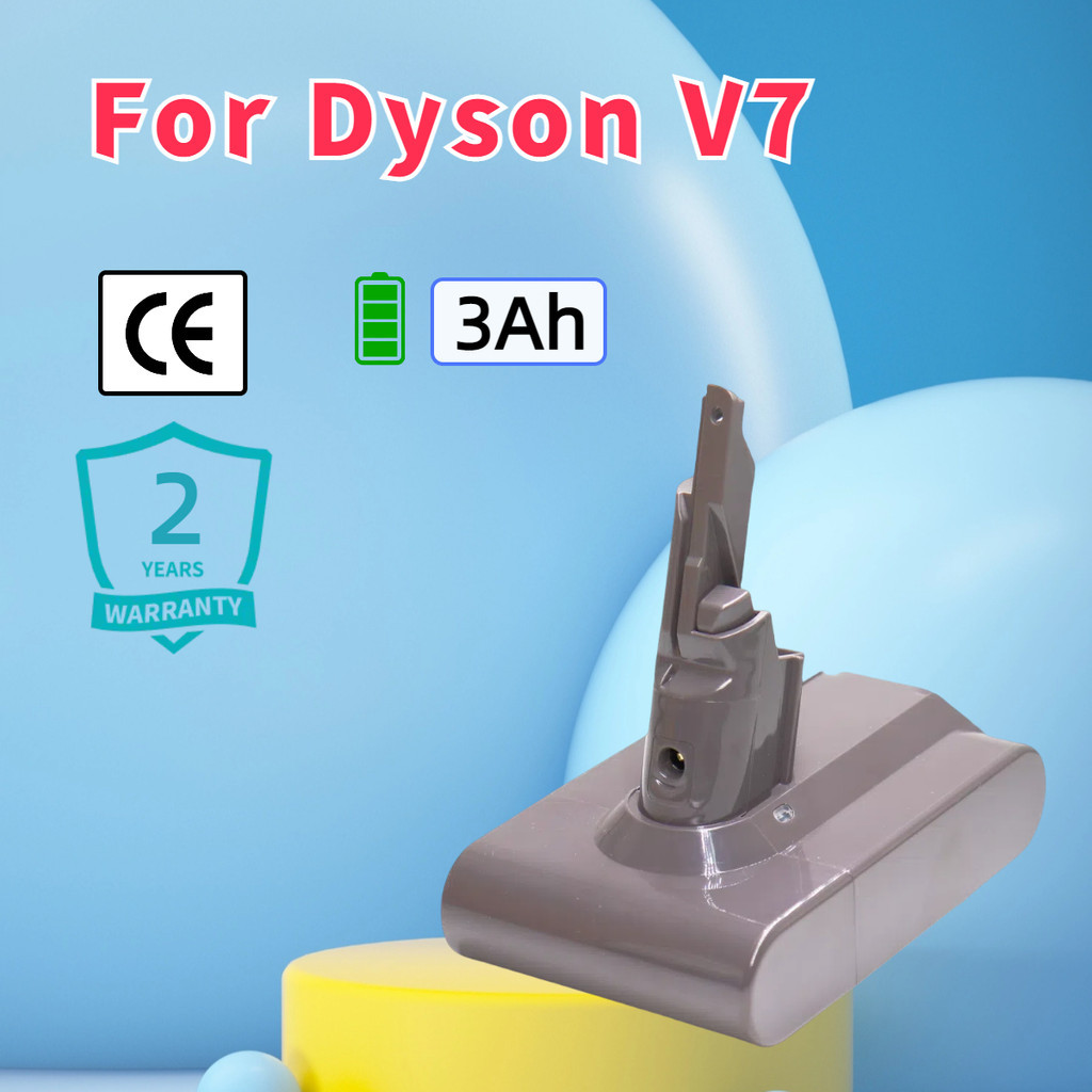 แบตเตอรี่ ใช้สำหรับDyson V6 V7 V8 V10เครื่องดูดฝุ่น 21.6V 3Ah สำหรับ Battery V7 Motorhead Pro Trigger Animal