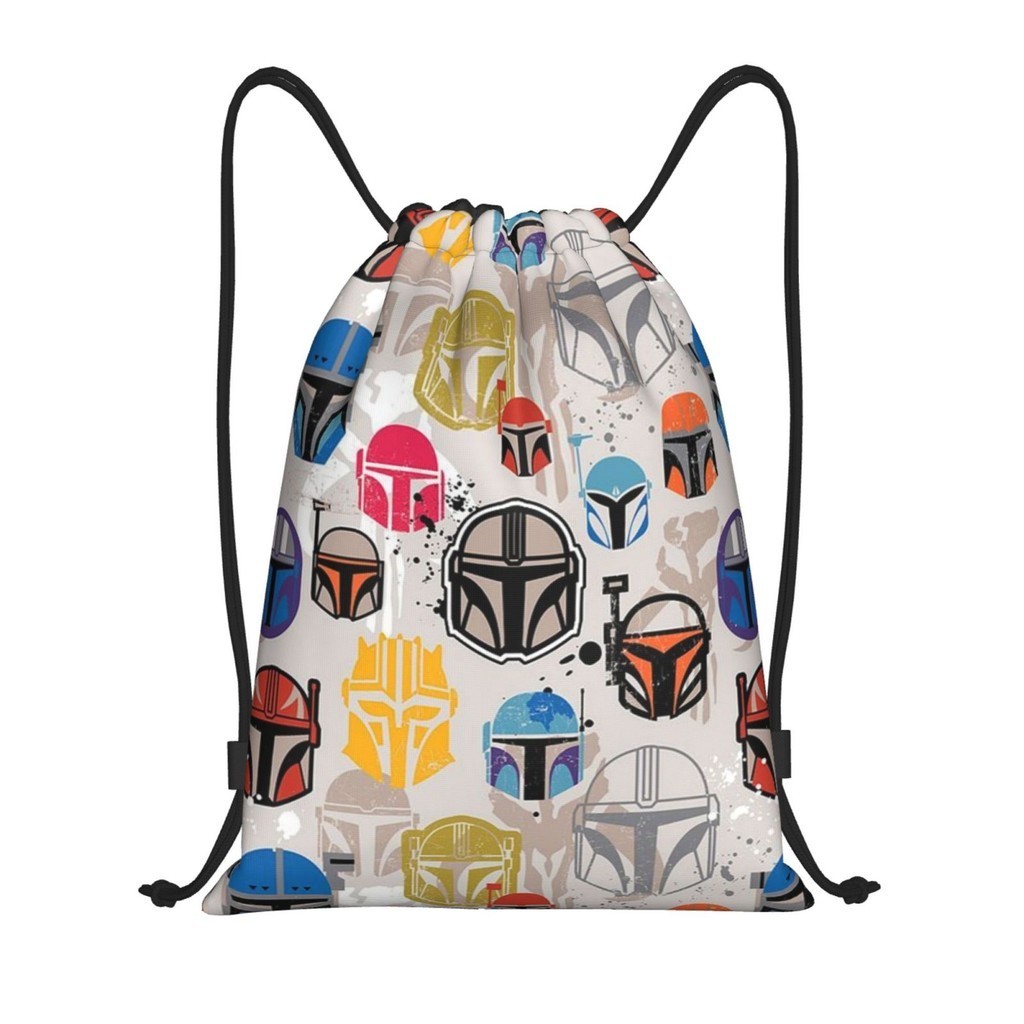 [ในสต็อก] Star Wars Gym Sack Bag Sport Drawstring Backpack Bag for Gym Shopping Sport Yoga Outdoor P