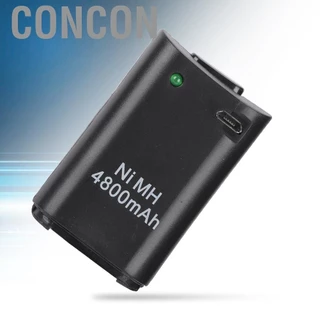 Concon แบตเตอรี่เกมแพดแบบชาร์จไฟได้ 2-In-1 สำหรับคอนโซลเกม