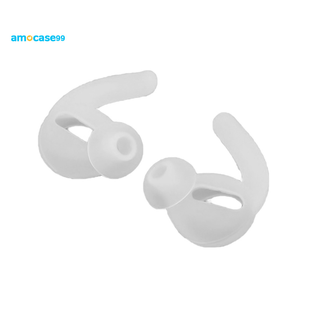 Amocase99 2 ชิ้น Mini Anti-lost ล้างทําความสะอาดได้ซิลิโคนนุ่มแผ่นรองหูฟังสําหรับ AirPods 1/2