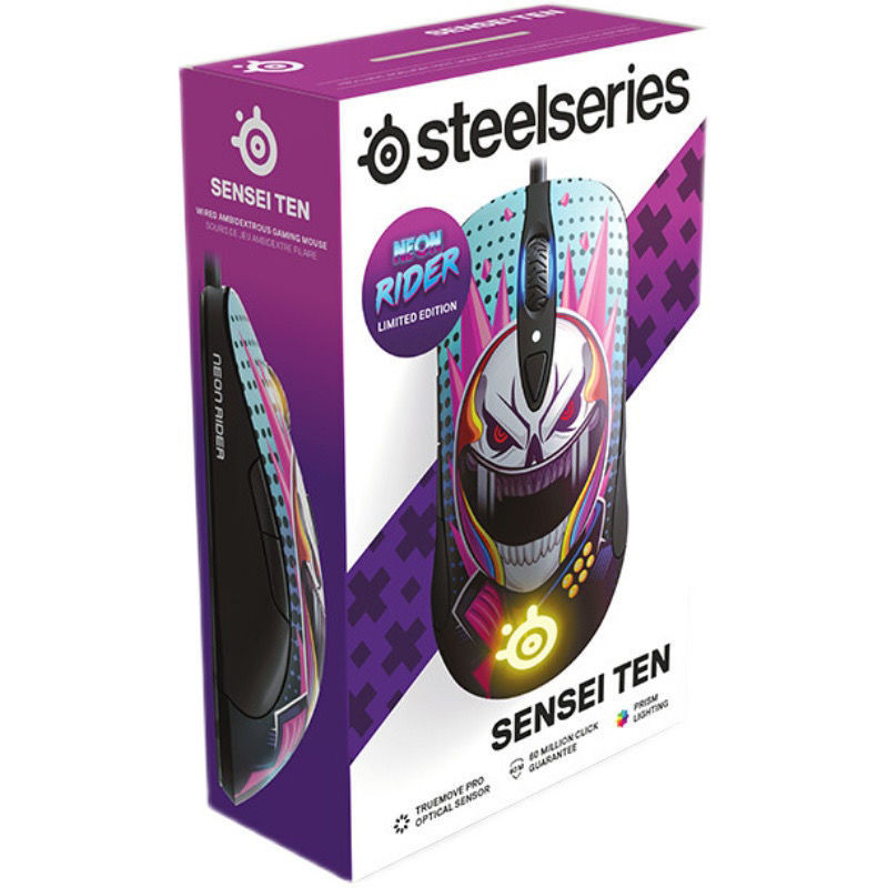 Steelseries steelseries/Sensei Ten10 Master Neon Knight เมาส์แบบมีสาย เมาส์สําหรับเล่นเกม