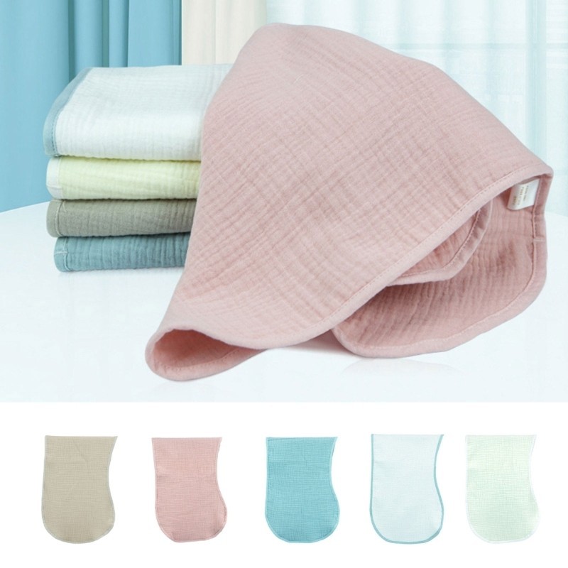 WIT Muslin Washcloths Muslin Burp Cloths Burp Rags ผ้าฝ้ายสําหรับทารกที่ดูดซับเป็นพิเศษน้ําลาย-ผ้าเช