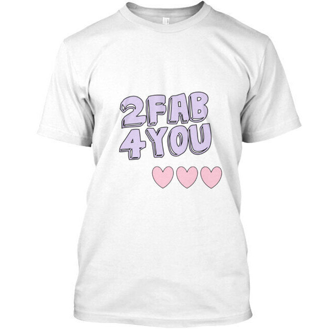 2 Fab 4 You By Hiba Daily Fashion Casual T-Shirt Mens
