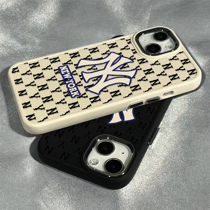 แฟชั่นแบรนด์ตัวอักษรเคสโทรศัพท์เข้ากันได้สําหรับiphone 13 15 12 11 14 Pro MAX XR X XS MAX 15Plus 7/8 Plus Se2020 วัสดุซิลิโคนขนาดใหญ่กระจกกรอบเคสโทรศัพท์