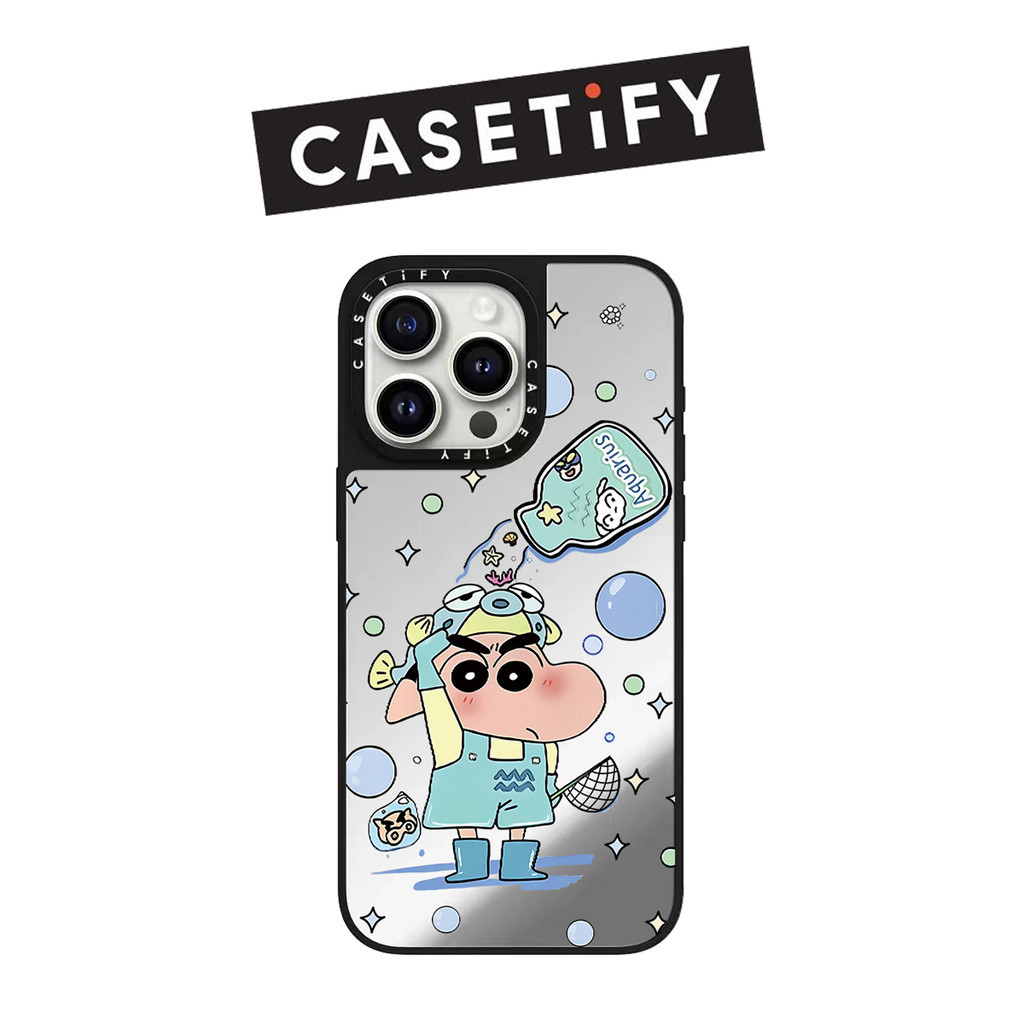 น่ารักเครยอนชินจังกระจกเคสโทรศัพท์สําหรับiphone 15 ProMax 15Pro 15 14 13 12 11 Pro Maxกรณีห่อกันกระแทกMatte Frostedด้านหลังปกแข็ง