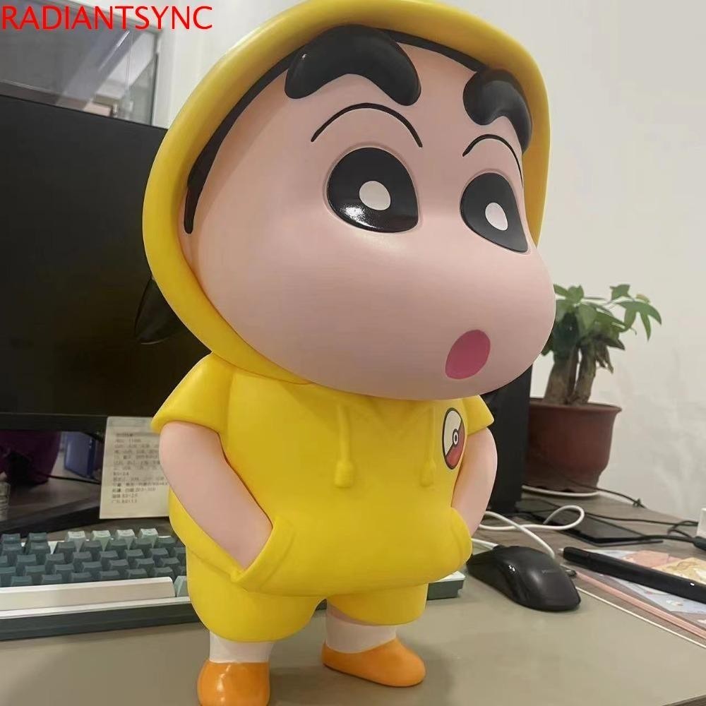 Radiantsync Crayon Shin-Chan รูป, Shinnosuke Nohara Pikachu Crayon Shin-Chan ของเล่น, เครื่องประดับรถ PVC ตุ๊กตาตกแต่งโต๊ะคอสเพลย์ Crayon รูปของเล่นเด็ก