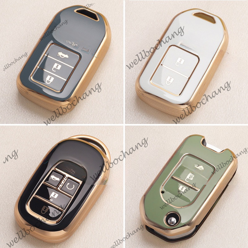 (กรุณาใสเป็นหรือb) * หลายรุ่น * เคสกุญแจรถ TPU สําหรับ Honda civic City Jazz xrv HRV 2022 CRV accord civic fe 2022 HR-V CR-V 2014-2024