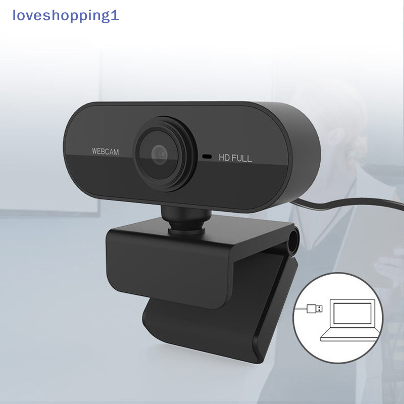 Loveshopping Elough 2K HD Webcam สําหรับเดสก์ท็อปคอมพิวเตอร์แล็ปท็อปกล้องเว็บ USB พร้อมไมโครโฟน Web 