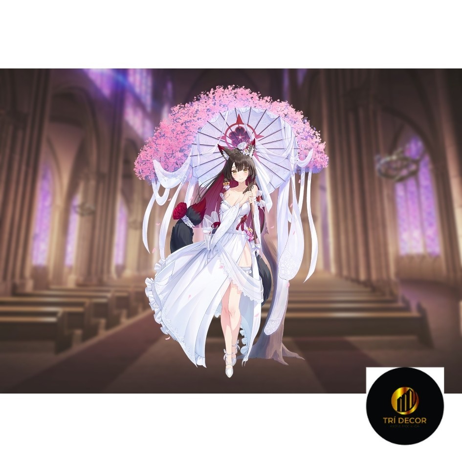 Blue Archive Wakamo Standee Model Bride Theme