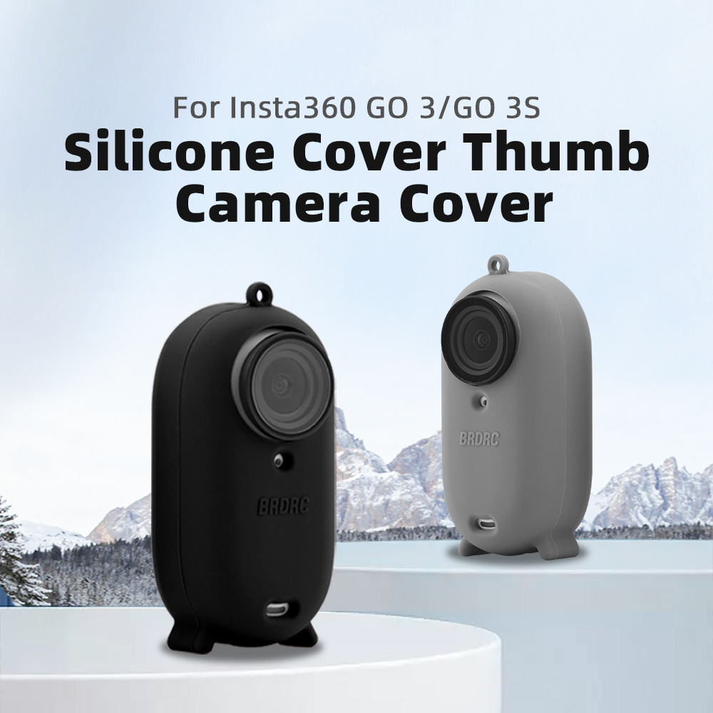 เข้ากันได้กับ Insta360 GO3/3S Thumb Camera เคสซิลิโคน Action Camera Body Protector อุปกรณ์เสริม