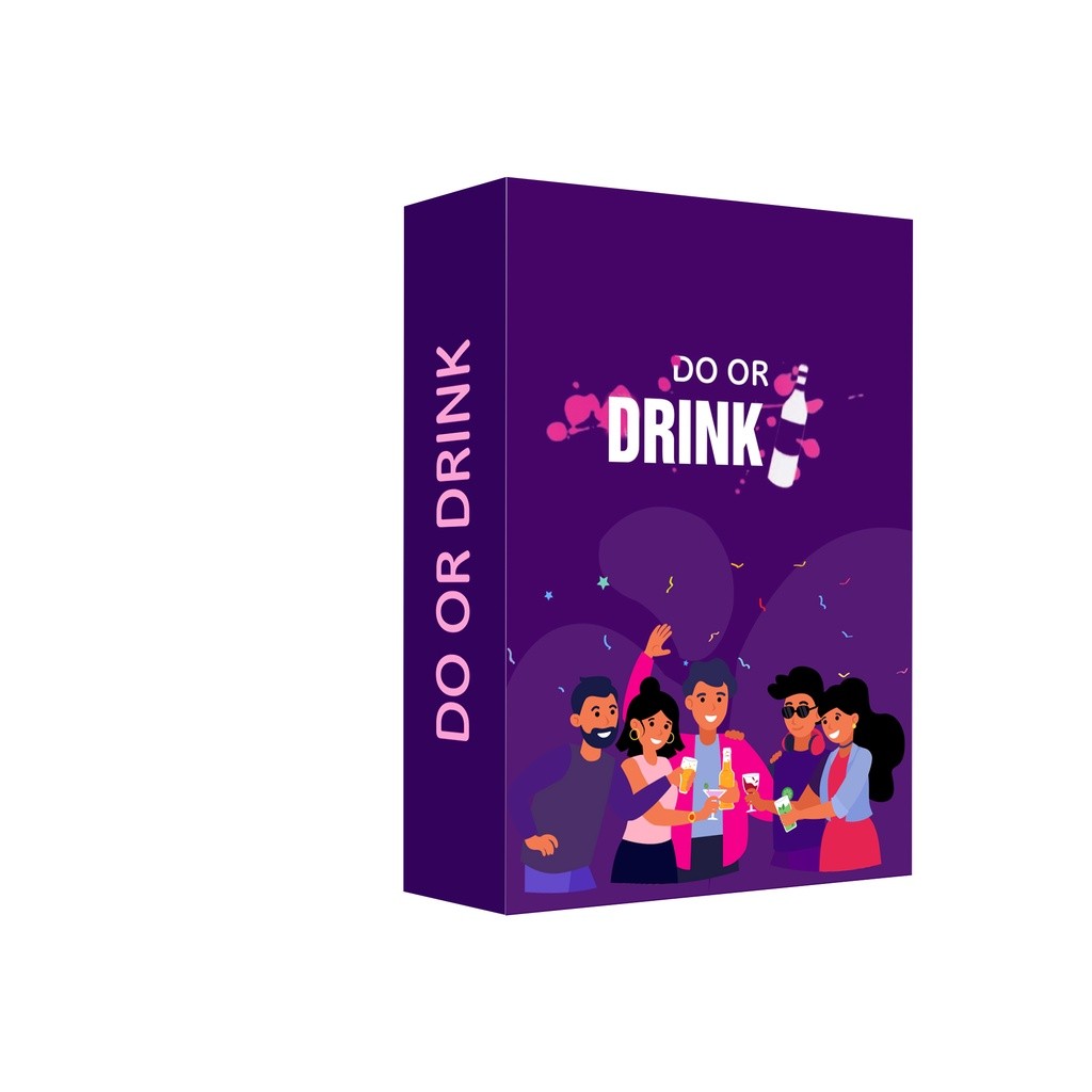 Do Or Drink Party Card Deck – Play Its Hard, Party Game Group of Friends Indispensable SHOP HY