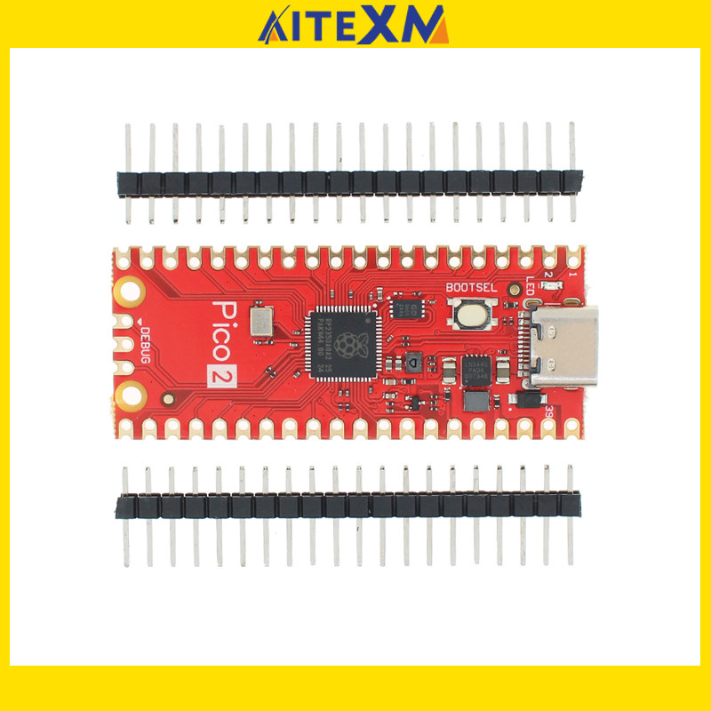Raspberry Pi Pico2 บอร์ดพัฒนา RP2350 4MB ไมโครคอนโทรลเลอร์ RaspberryPi Pico2 RP2040Typec