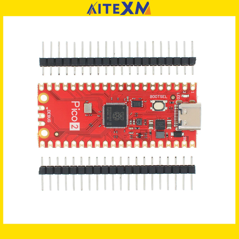 Raspberry Pi Pico2 บอร์ดพัฒนา RP2350 4MB ไมโครคอนโทรลเลอร์ RaspberryPi Pico2 RP2040Typec