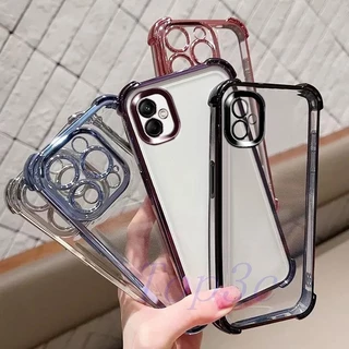 เคส Samsung A04 เคสโทรศัพท์ใสป้องกันการตกสี่มุม SJDK