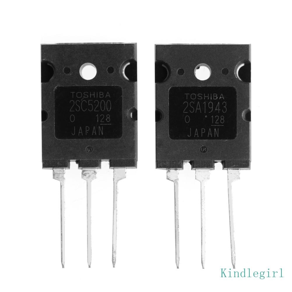 Hsv 1 คู่ A1943 C5200 2SA1943 2SC5200 หลอดเพาเวอร์แอมป์