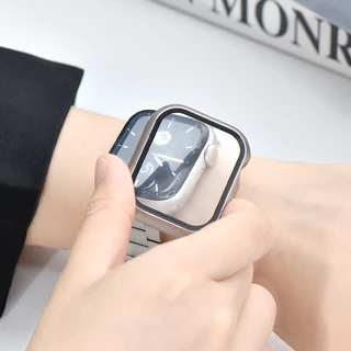 กระจกนิรภัยป้องกันหน้าจอฟิล์มกันชน for IWatch Apple Watch Ultra/SE 3 2 Series 11 10 9 8 7 6 5 49มม 46มม 45 41มม.44 42มม