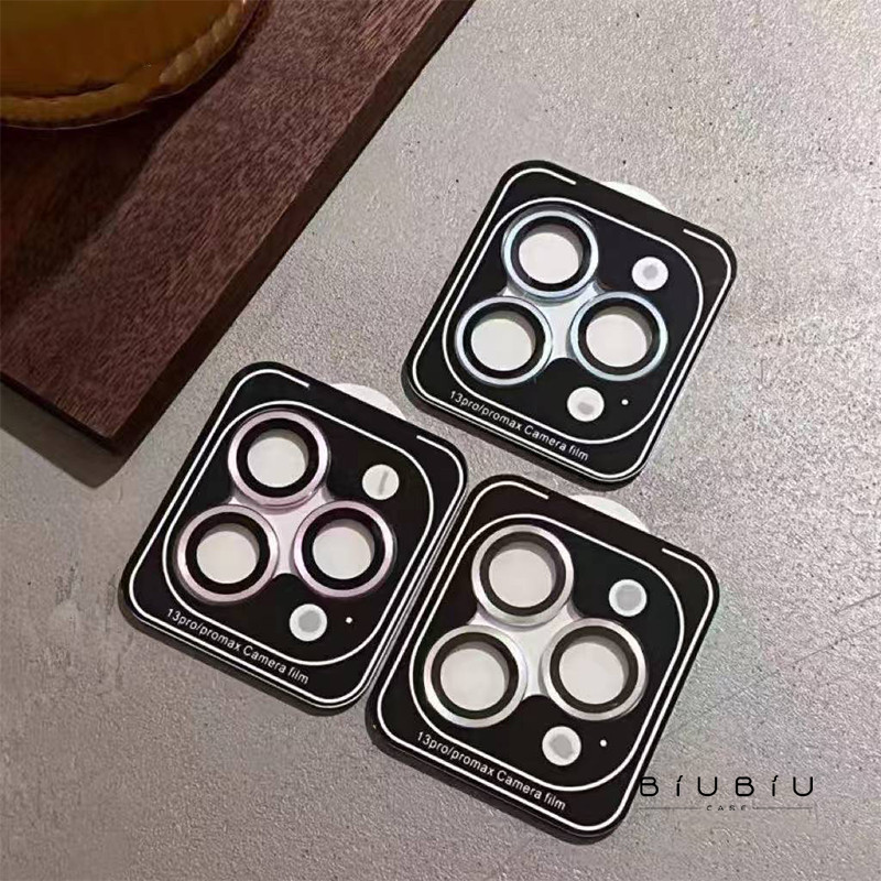 ส่งจากไทย เลนส์กล้อง สำหรับ แหวนเลนส์อัลลอยด์ เลนกล้อง ไอโฟน ฟิล์มหลัง For iphone 15 11 12 13 14 Pro Max 14 15 Plus 16