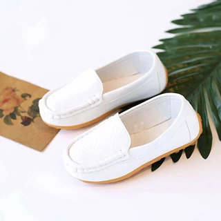 เด็กทารกจุดรองเท้าสีน้ําตาลสีดํา PU Soft-Soled รองเท้าเด็กวัยหัดเดินเด็ก Anti-Slip Breathable