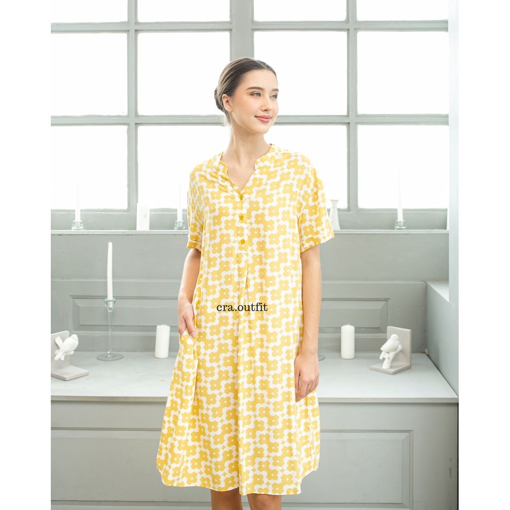 CRA OUTFIT - Modern Premium Rayon Daster Dress, Nursing Friendly - Omira Series - OMI4