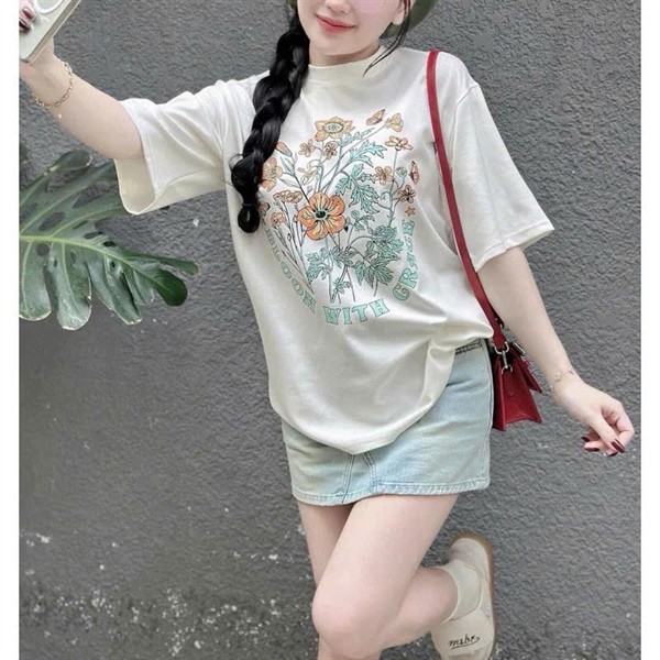 เสื้อยืด My My Bloom A2476