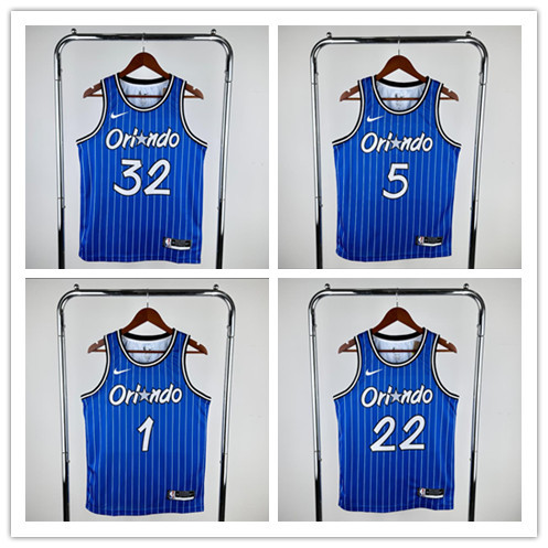 [กดร้อน]เสื้อบาสเก็ตบอล Orlando Magic With LOGO City edition Jersey
