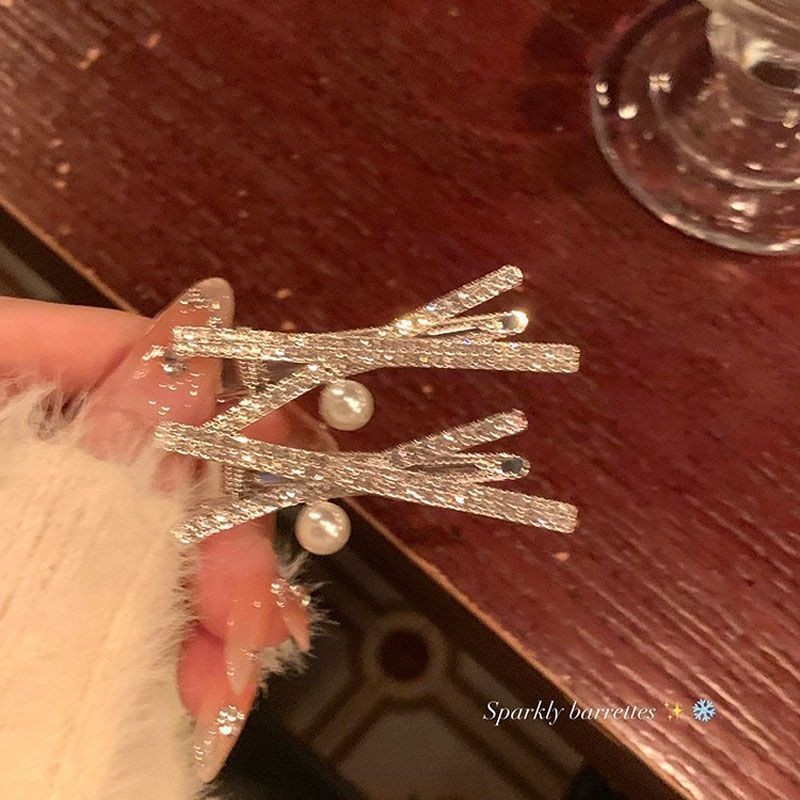 แด็กซิน รู้สึกมุกกิ๊บติดผมหน้าผากคลิปด้านข้างระดับไฮเอนด์รู้สึกเรียบคลิปขนาดเล็ก
