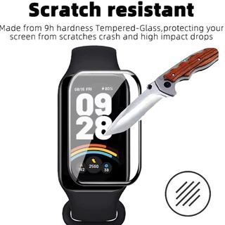 กระจกนิรภัย / ฟิล์มนุ่ม for Mi Band 9 Active / Mi Band 8 Active 3D ฟิล์มป้องกันหน้าจอ for Redmi Band 3 / Redmi Band 2
