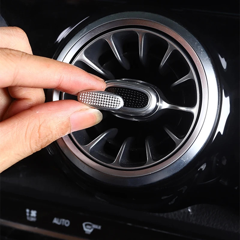 7pcs รถคอนโซลกลางเครื่องปรับอากาศ Outlet เลื่อมตกแต่งสําหรับ Mercedes Benz GLB GLA V177 A180 W177 W247 CLA C118 W118