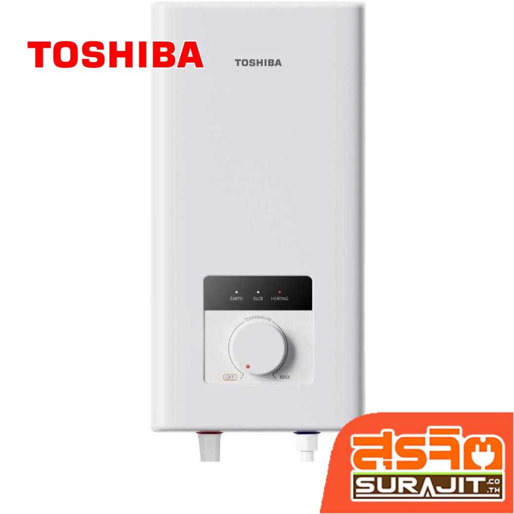 TOSHIBA เครื่องทำน้ำอุ่น 3800W ปรับอุณหภูมิแบบหมุน รุ่น TWH-38MFNTH(W)-WB (22911)