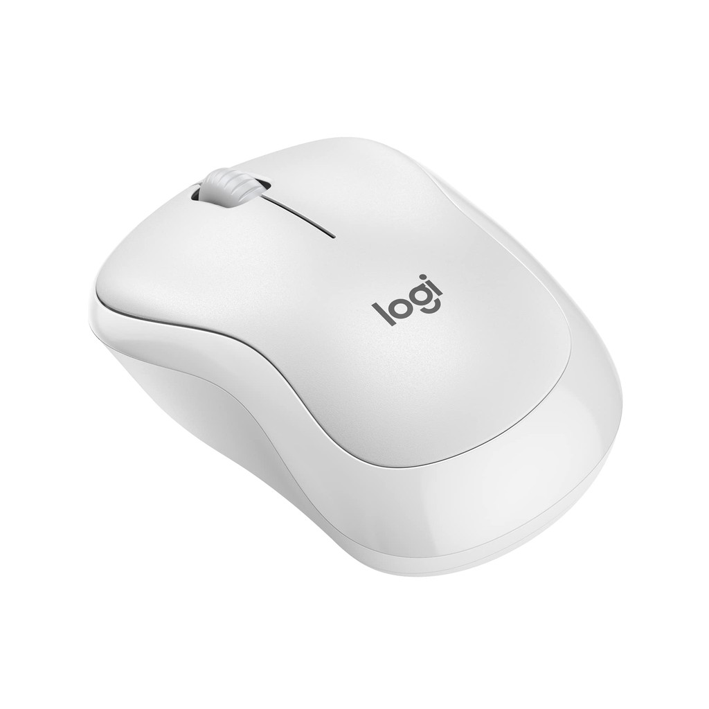 Logitech Silent Wireless Mouse M240 - Bluetooth, Compact, การออกแบบสมมาตรสําหรับ Windows, Mac, Ipad 
