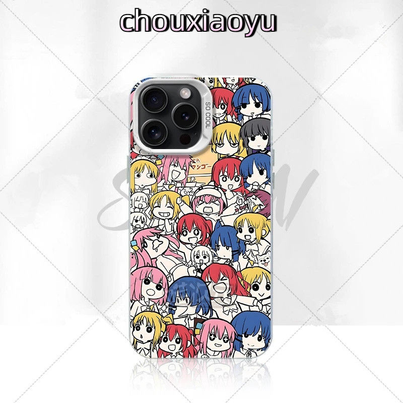 น่ารัก Lonely Rock Frosted สีสันเงินเหมาะสําหรับ iPhone 16 Pro Max 15 14 13 12 11 xs 7P/8P เคสโทรศัพท์ High-End เฉพาะ