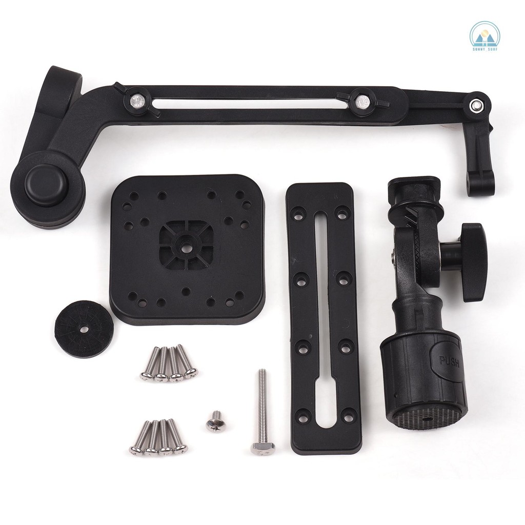 Kayak Fish Finder แผ่นยึด Kayak เรือ Transducer ติดตั้งแขน Fish Finder Mount ฐานอะแดปเตอร์ - รูปที่ 3