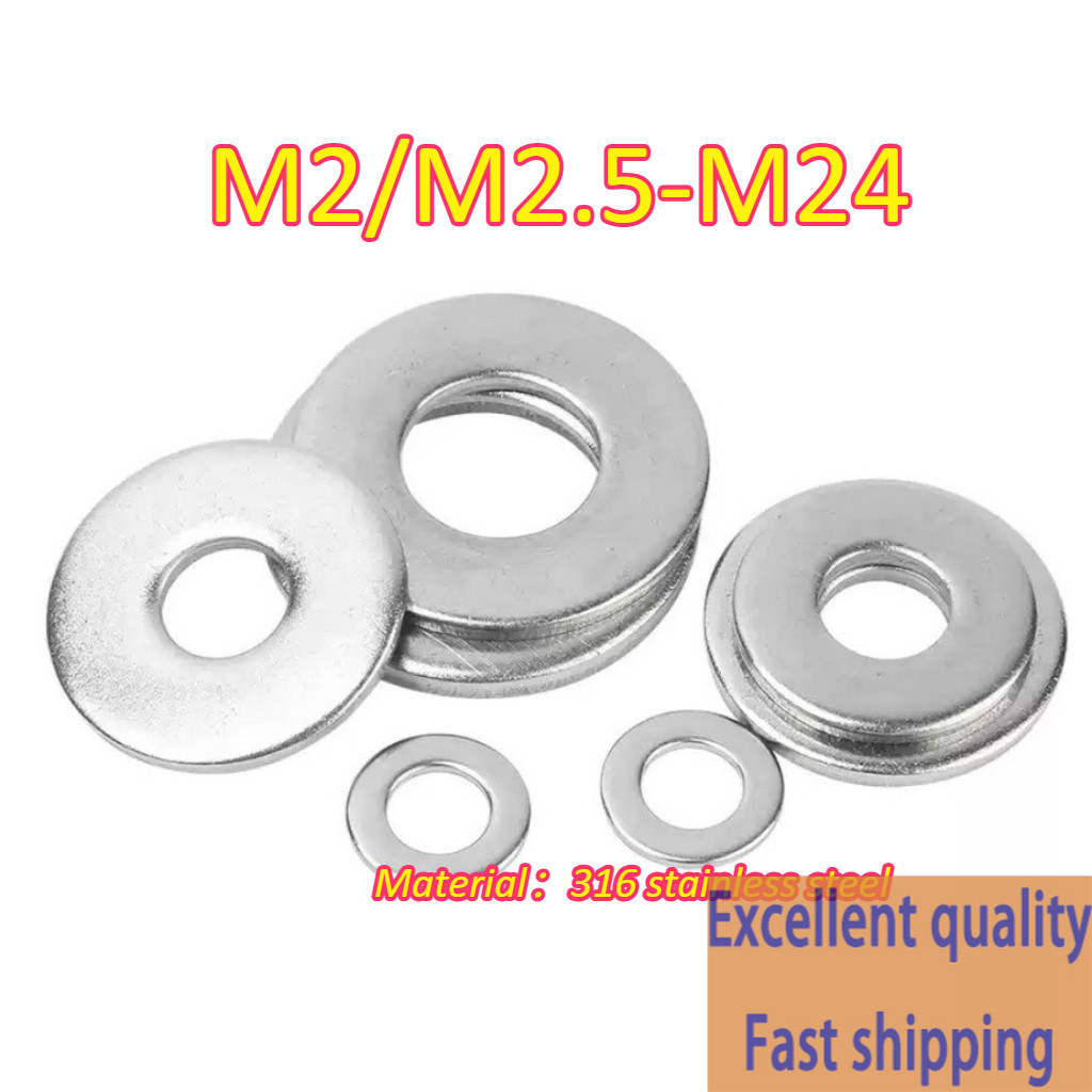 （JSK-1）แหวนอีแปะ สแตนเลส 316 แหวนรอง  ส่งด่วน M2/M2.5-M24