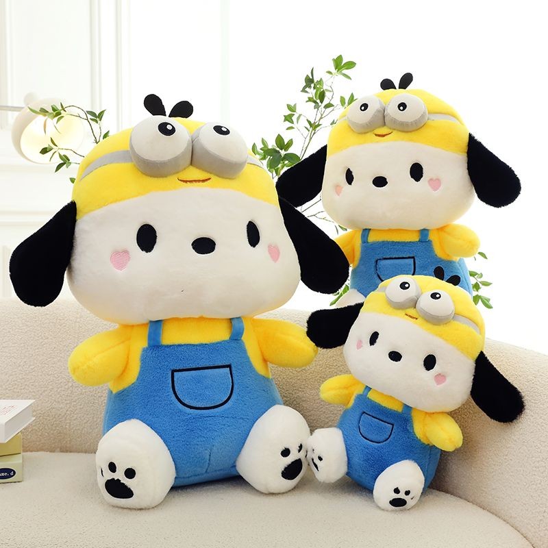 ตุ๊กตามินเนียนโปชัคโค ของเล่นน่ารัก ตุ๊กตาการ์ตูนสำหรับเด็ก ตุ๊กตานอน ของขวัญวันเกิดสำหรับเด็กผู้หญิง