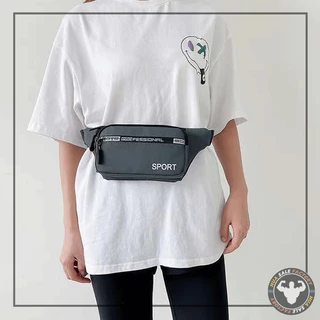 กลางแจ้ง กระเป๋าคาดเอวสะพายหน้าอก Waist Fashion Bag เหมาะกับการพกพาเดินทาง