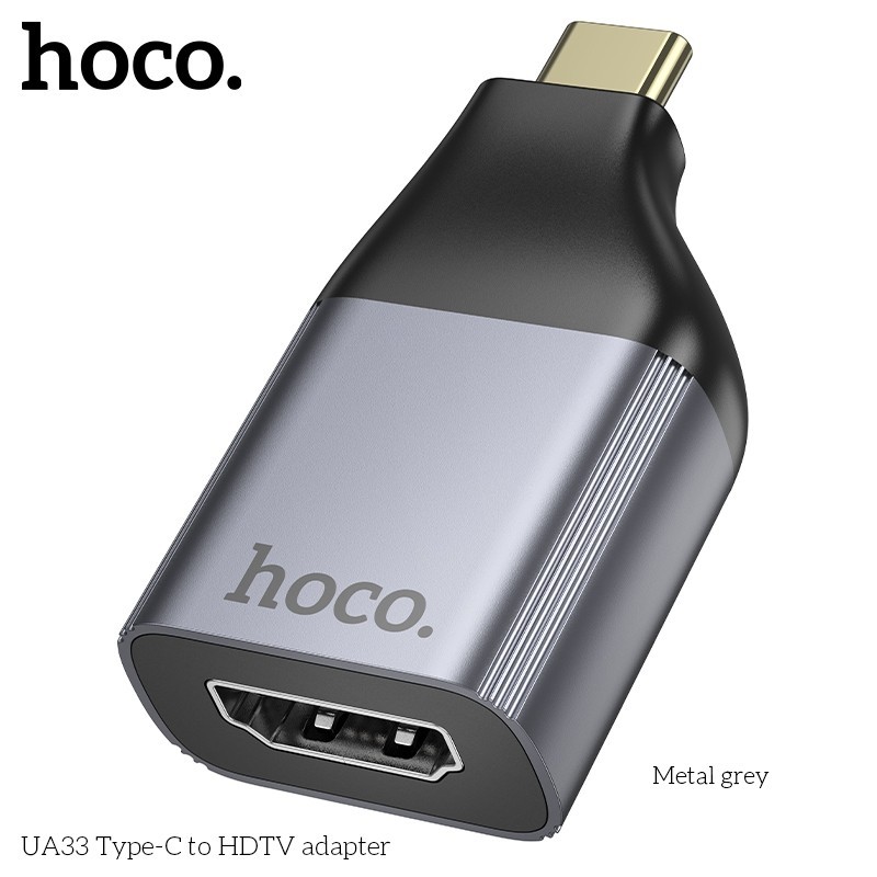 USB-C to HDMI Adapter HOCO HOCO UA33 รองรับ Smartphone Tablet Computer Windows MAC