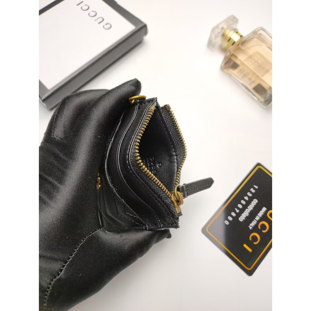 ผู้ถือบัตร MARMONT Series Original Order Cowhide Multi-Card Slot พร้อมกล่องของขวัญ GG333333-1031