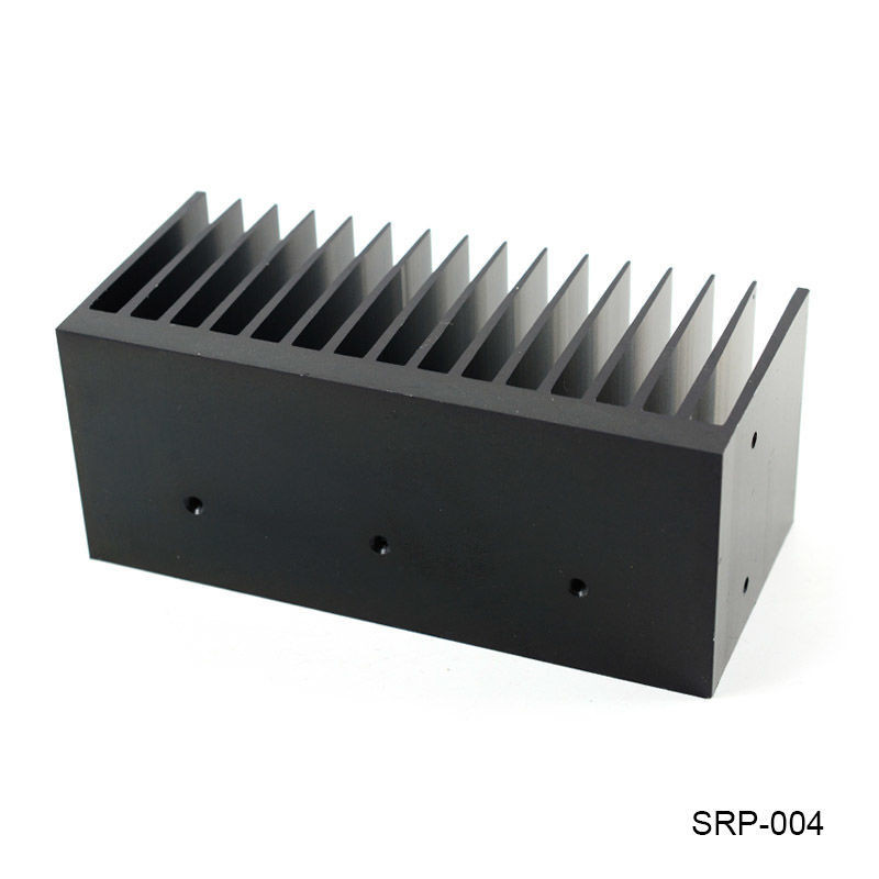 แผ่นระบายความร้อนอลูมิเนียมอัลลอยด์ 120*55*50 ออกซิเดชันดำ LM1875TDA7293LM3886 สากล GDRO