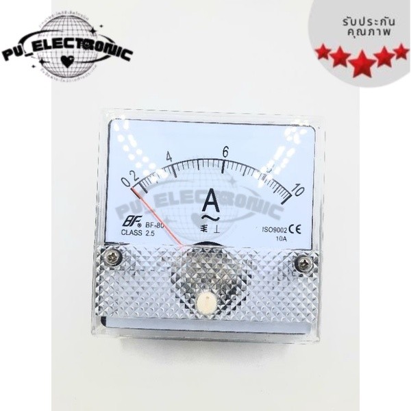 BF-80 แอมป์มิเตอร์ ขนาดหน้าจอ80×80mm 10A,20A,30A,40A,50A,60A AC