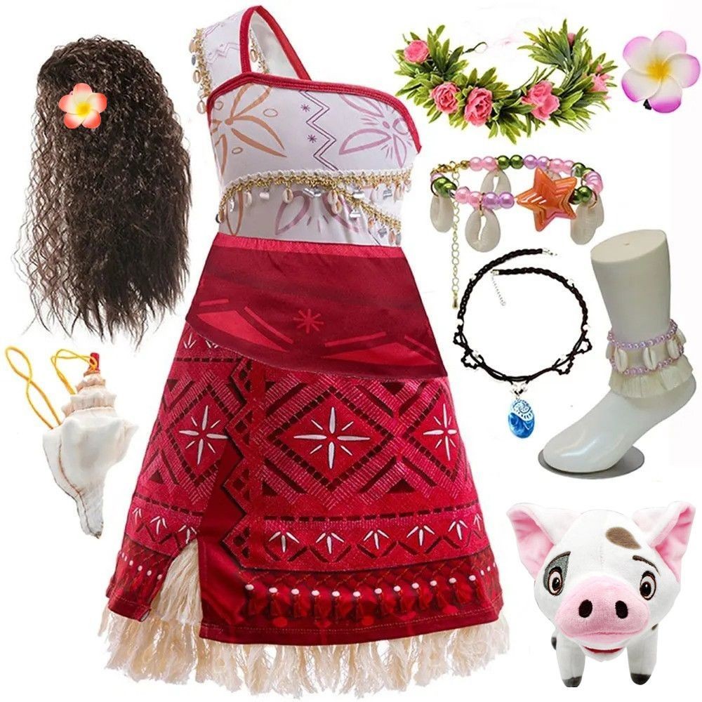 Moana moana 2 สาว moana ชุดเจ้าหญิงเด็ก moana moana cos เครื่องแต่งกายประสิทธิภาพ 3.22.4