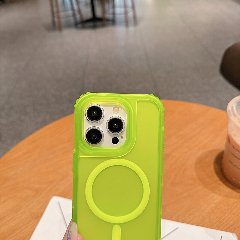 ถอดออกได้3 ใน 1ลูกอมสีโปร่งแสงแม่เหล็กกรณีโทรศัพท์สําหรับ ไอโฟน 16 11 12 13 14 15 มือโปร สูงสุด 15 14 16บวกกันกระแทกกันชนนุ่มปลอก เคลือบ พีซี ปกหลัง - รูปที่ 5