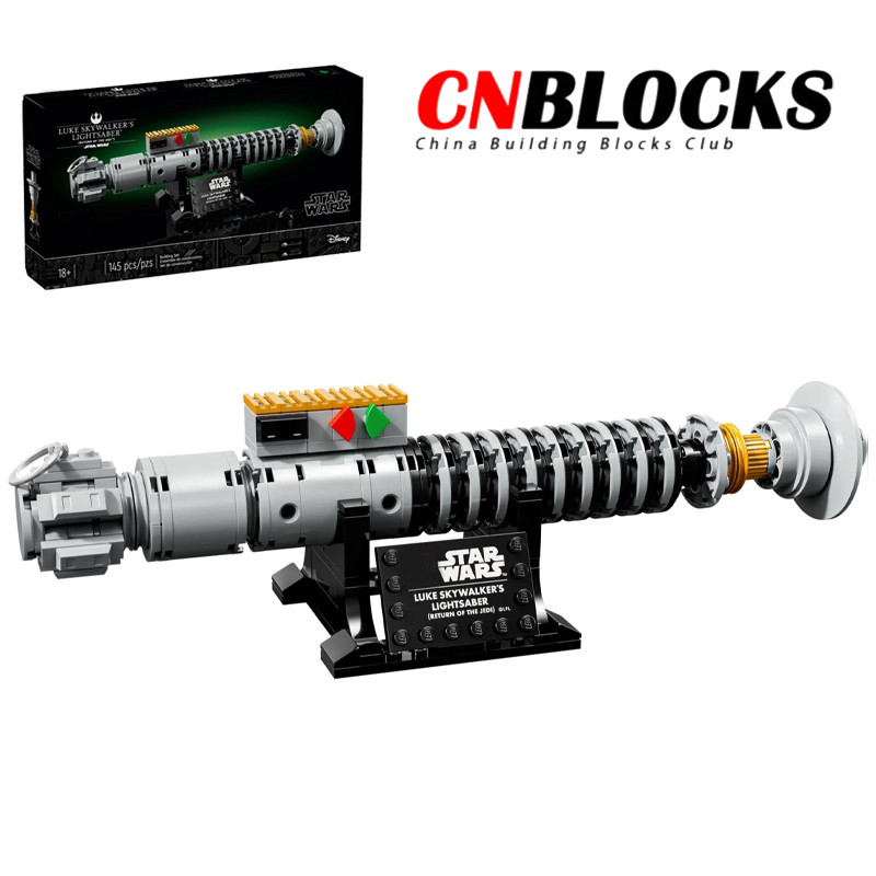 40730 Luke Skywalkers Lightsaber อิฐ DIY ชุดบล็อกอาคารสําหรับคริสต์มาสของเล่นเด็กผู้ใหญ่ของขวัญ