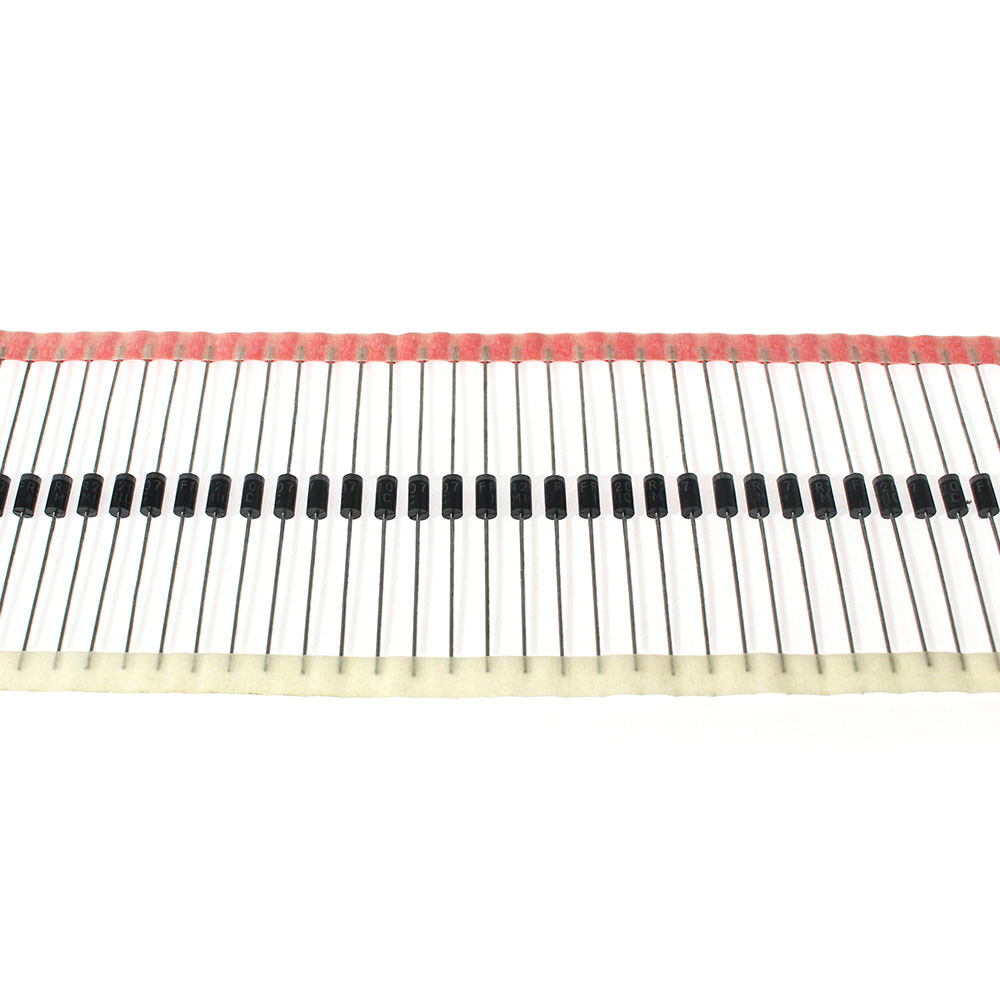 100pcs Fast Recovery ไดโอด FR107 FR157 FR207 FR307 HER108 UF4007 DO-41 1KV 1A-3A