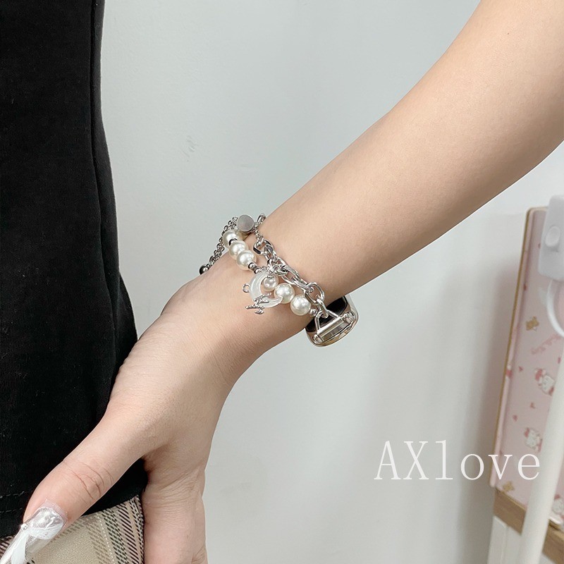 โซ่โลหะสายลูกปัดมุกสําหรับ เสี่ยวหมี่ ไมล์ วงดนตรี 10 9 8 7 มือโปร 6 5 4 3 สร้อยข้อมือสําหรับ ไมล์ วงดนตรี 9 8 สายรัดข้อมือแบบใช ราคา ถูกที่สุด ดีลบีเคเค แกลเลอรีภาพที่ 5