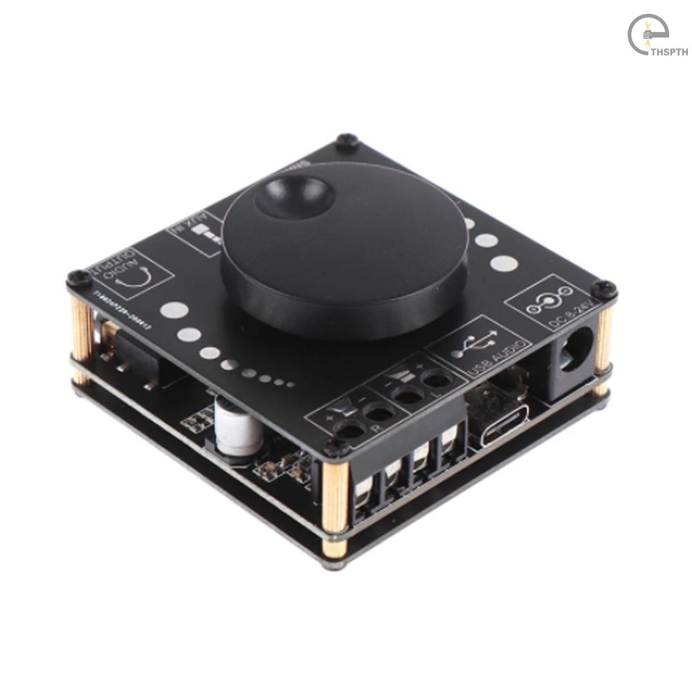 20w + 20W BT 5.0 ไร้สายเครื่องขยายเสียงดิจิตอลโทรศัพท์มือถือควบคุมสเตอริโอ Amp Dual Channel Amp Amp 